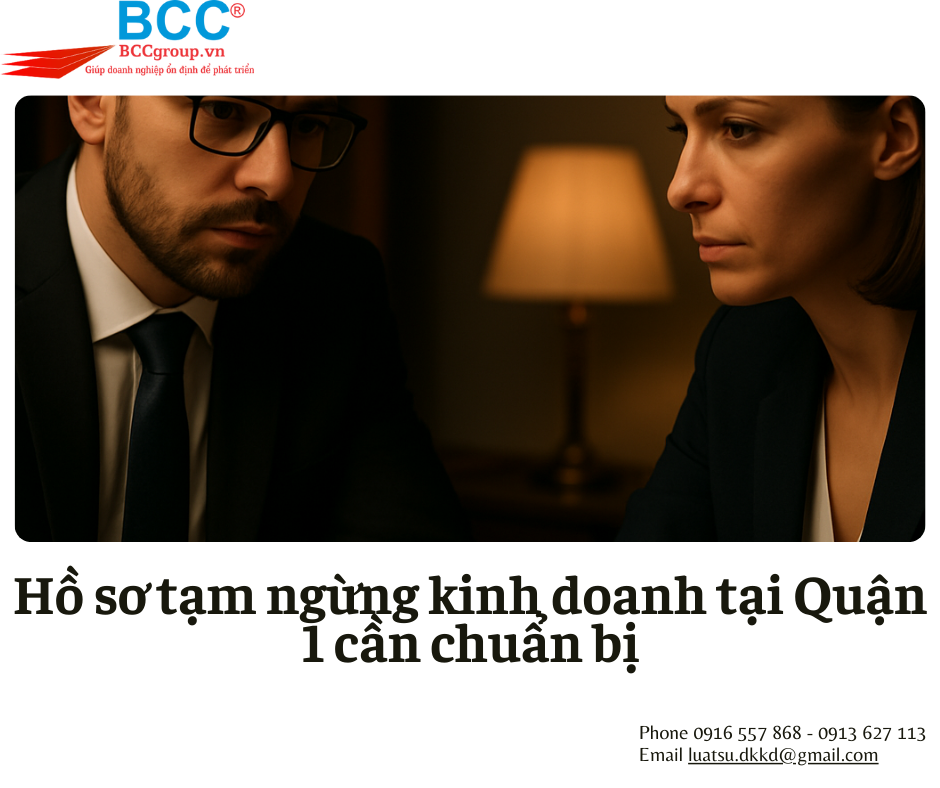 Dịch vụ tạm ngừng kinh doanh tại Quận 1