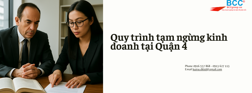 Dịch vụ tạm ngừng kinh doanh tại Quận 4