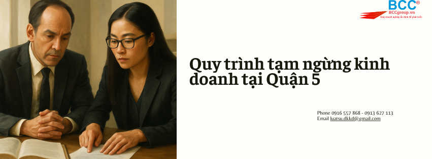 Dịch vụ tạm ngừng kinh doanh tại Quận 5