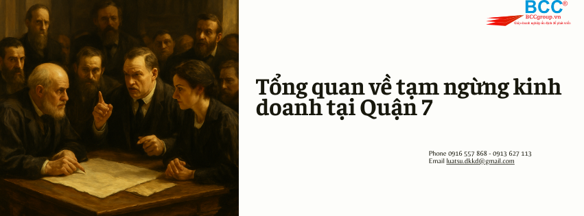 Dịch vụ tạm ngừng kinh doanh tại Quận 7