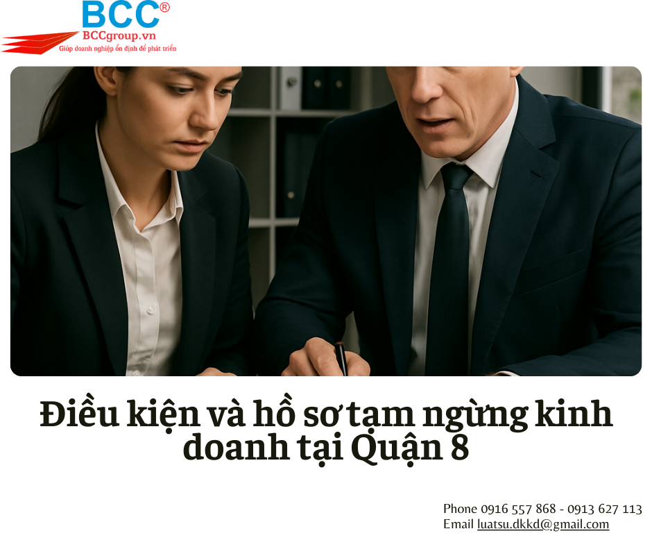 Dịch vụ tạm ngừng kinh doanh tại Quận 8