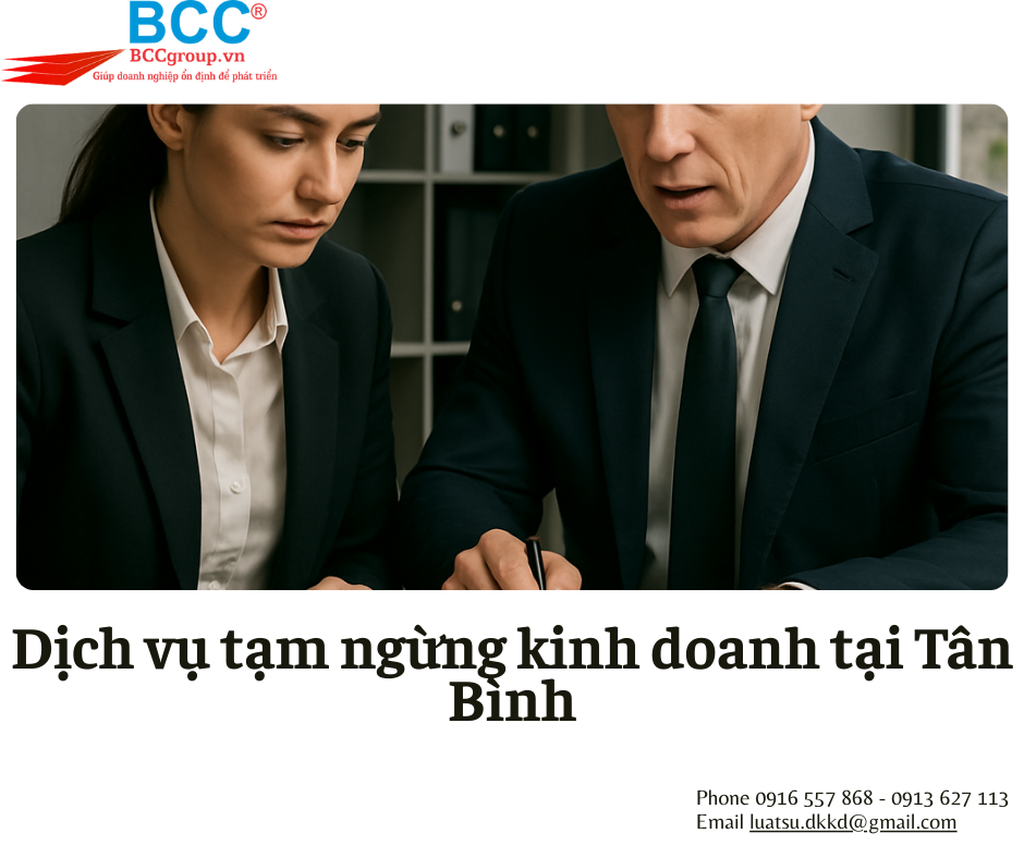 Dịch vụ tạm ngừng kinh doanh tại Tân Bình