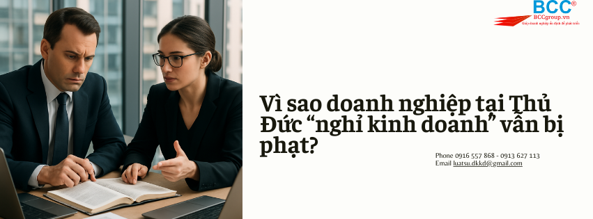 Dịch vụ tạm ngừng kinh doanh tại Thủ Đức