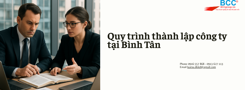 Dịch vụ thành lập công ty tại Bình Tân