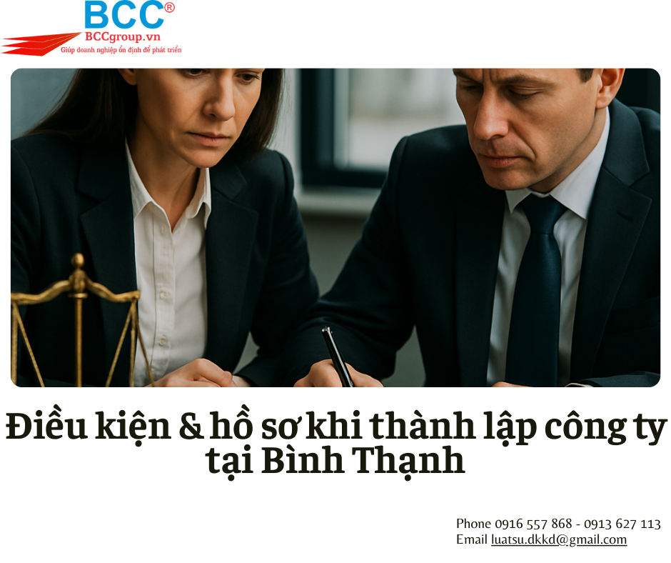 Dịch vụ thành lập công ty tại Bình Thạnh