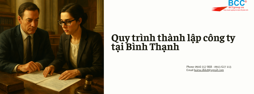 Dịch vụ thành lập công ty tại Bình Thạnh