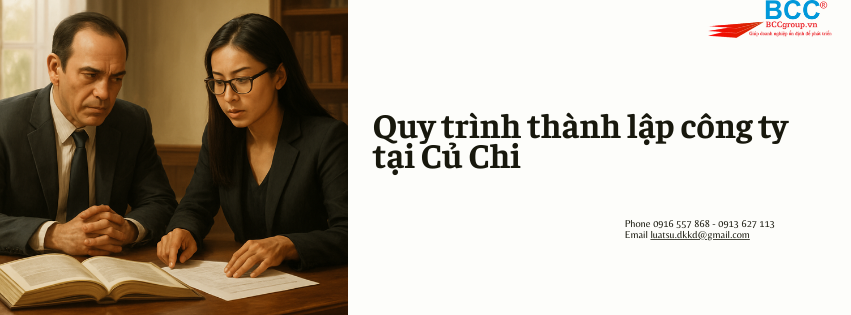 Dịch vụ thành lập công ty tại Củ Chi