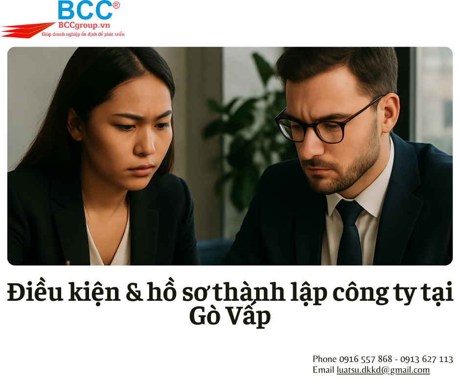Dịch vụ thành lập công ty tại Gò Vấp