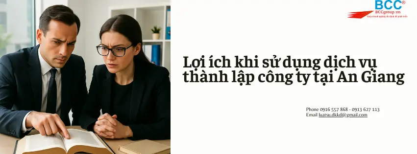 Dịch vụ thành lập công ty tại An Giang