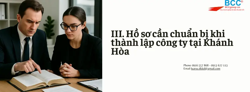 Dịch vụ thành lập công ty tại Khánh Hòa