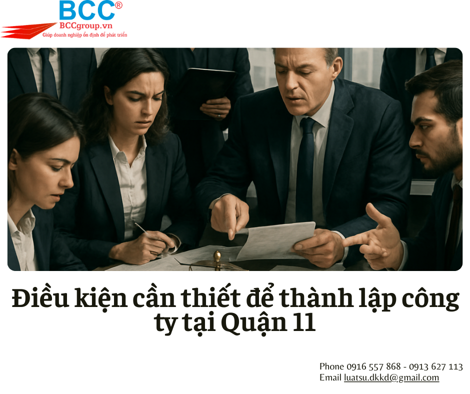 Dịch vụ thành lập công ty tại Quận 11