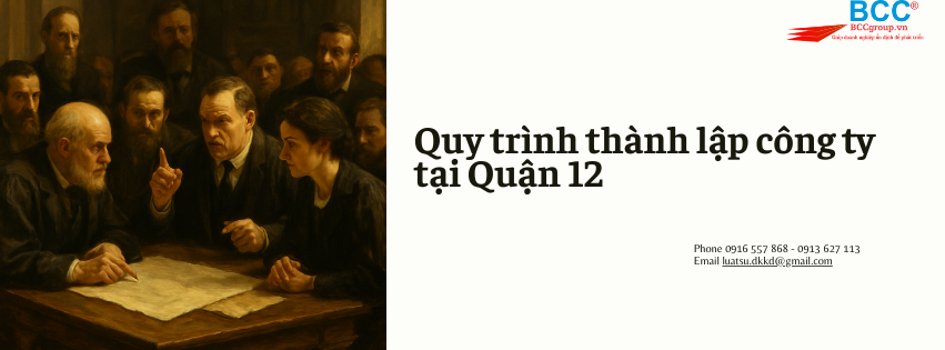 Dịch vụ thành lập công ty tại Quận 12
