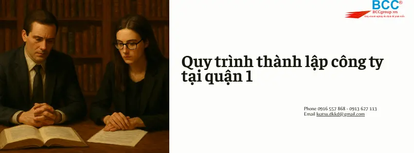 Dịch vụ Thành lập công ty tại Quận 1