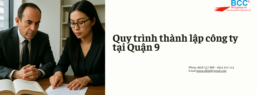 Dịch vụ thành lập công ty tại Quận 9