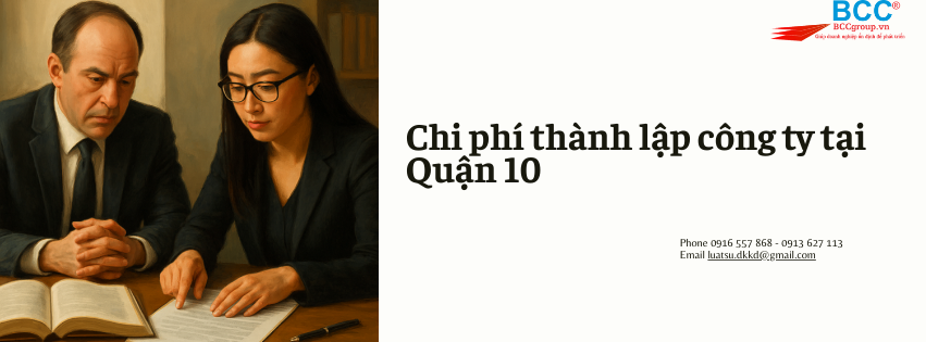 Dịch vụ thành lập công ty tại Quận 10