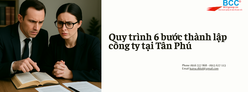 Dịch vụ thành lập công ty tại Tân Phú