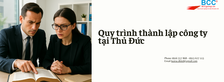 Dịch vụ thành lập công ty tại Thủ Đức