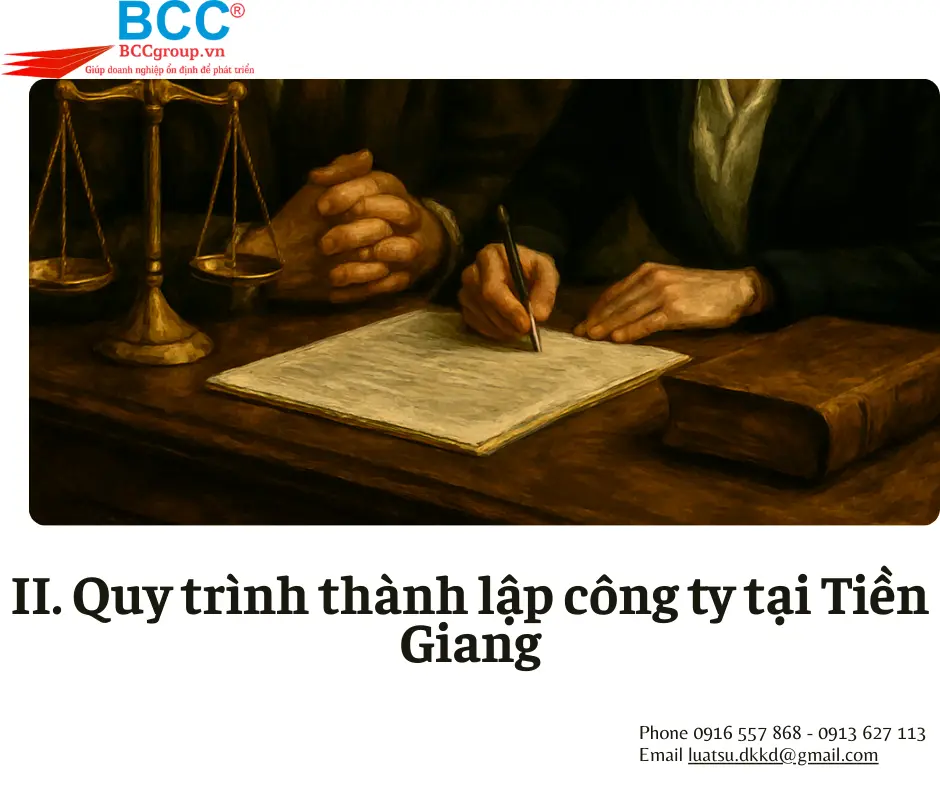 Dịch vụ thành lập công ty tại Tiền Giang