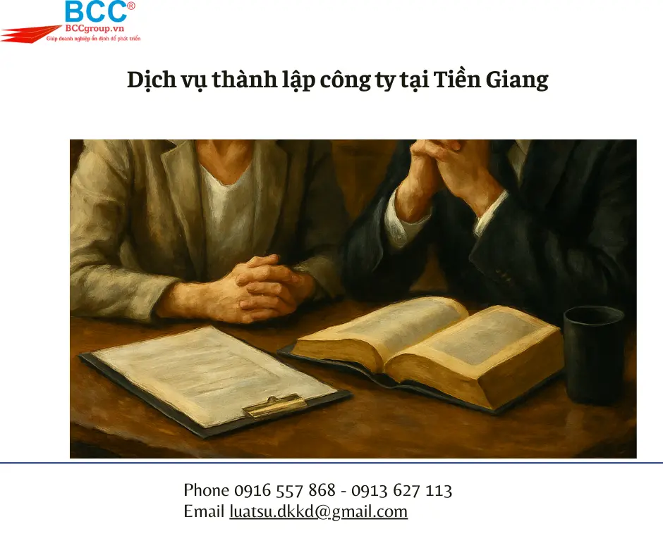 Dịch vụ thành lập công ty tại Tiền Giang