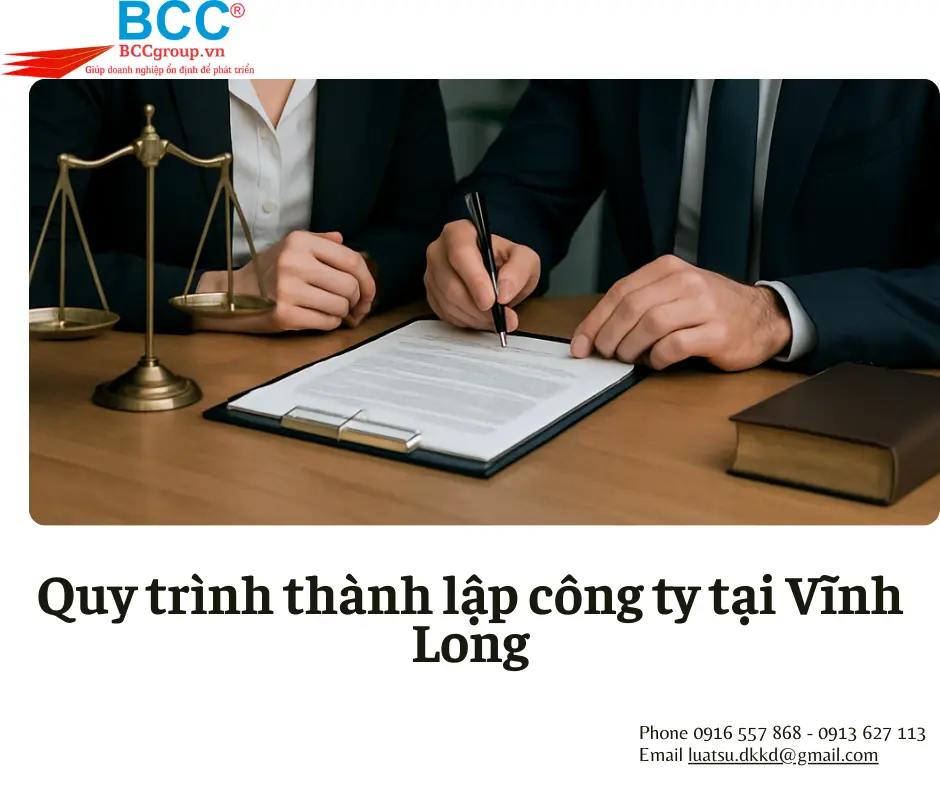 Dịch vụ thành lập công ty tại Vĩnh Long