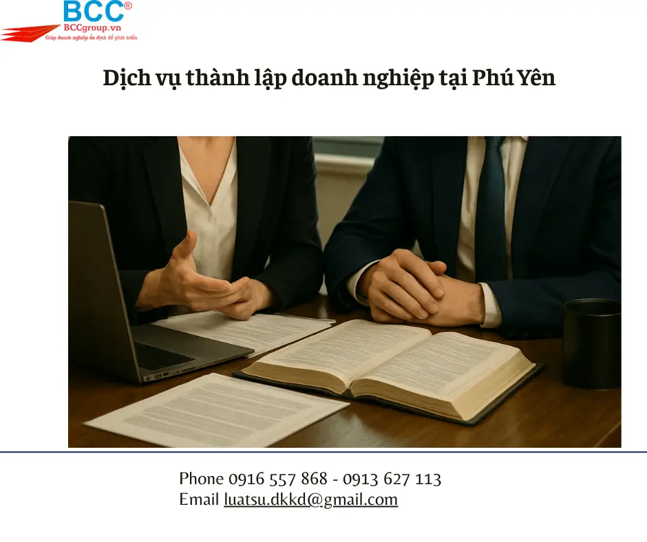 Dịch vụ thành lập doanh nghiệp tại Phú Yên