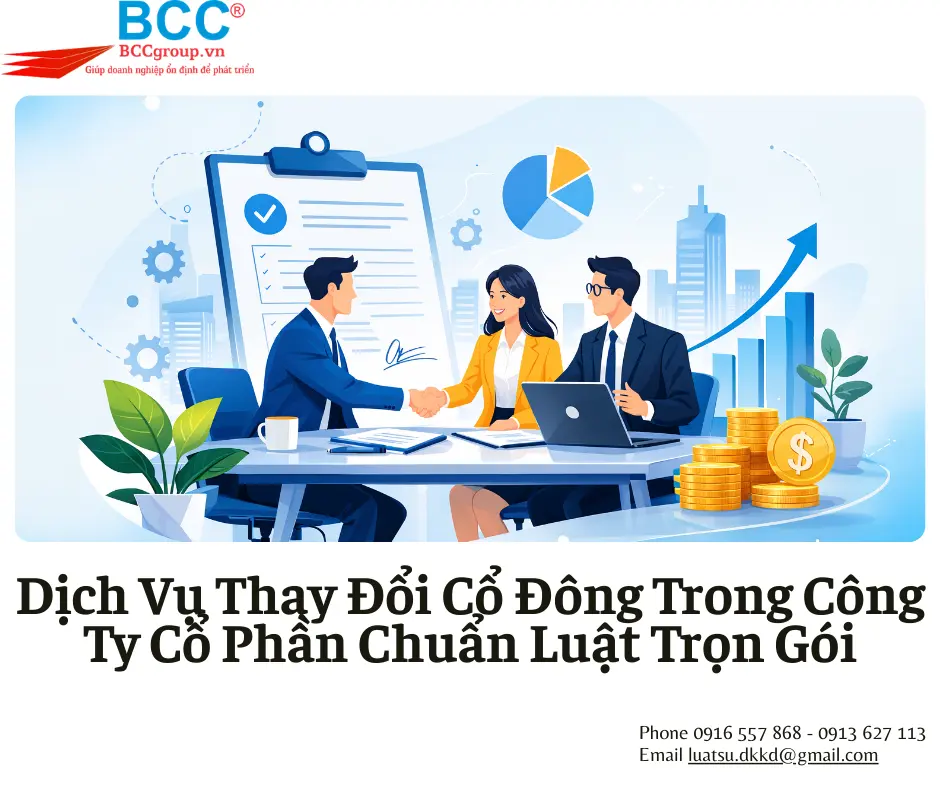 Dịch Vụ Thay Đổi Cổ Đông Trong Công Ty Cổ Phần