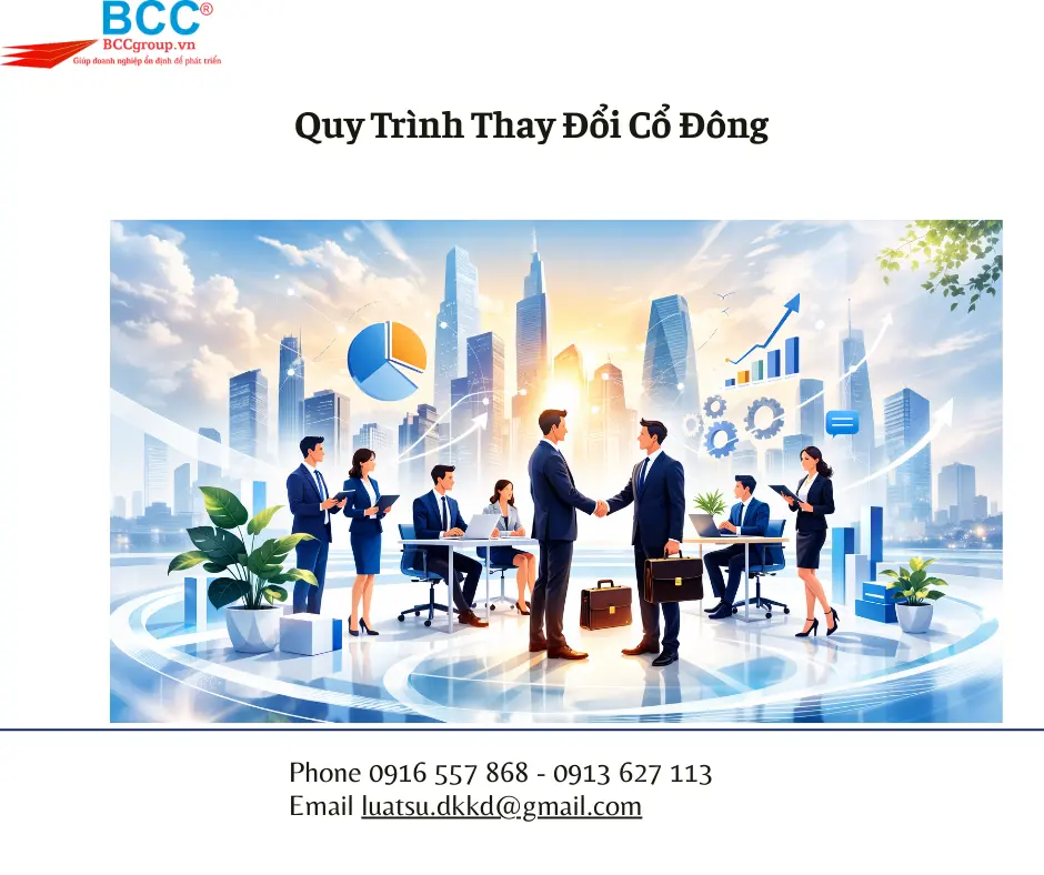 Dịch Vụ Thay Đổi Cổ Đông Trong Công Ty Cổ Phần