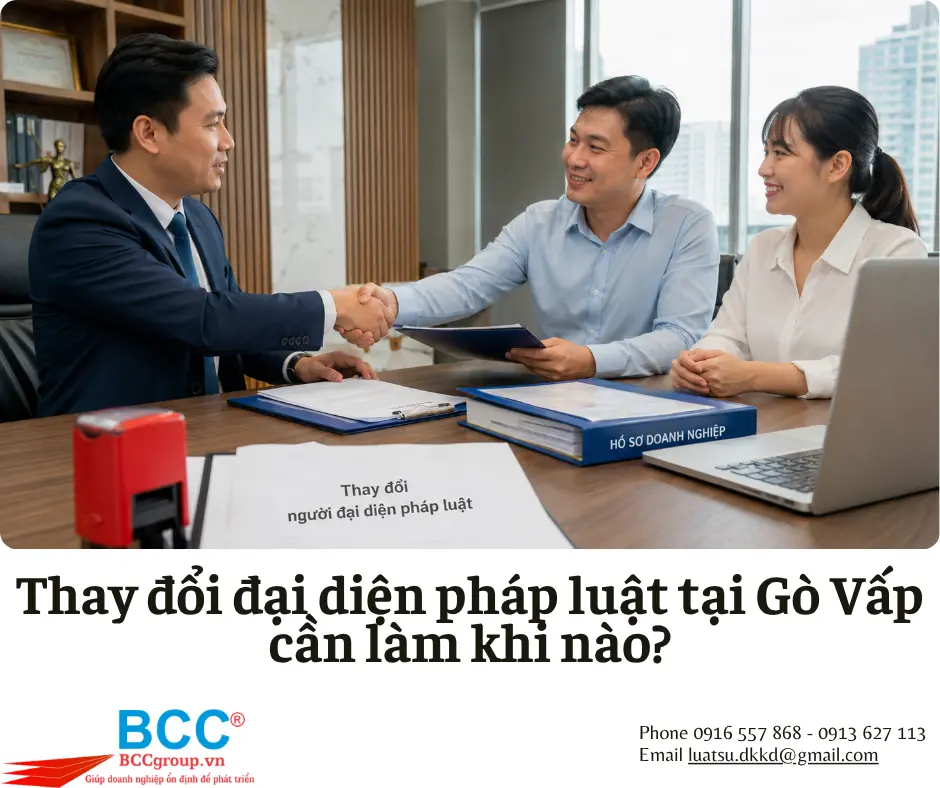 Dịch vụ thay đổi đại diện pháp luật tại Gò Vấp