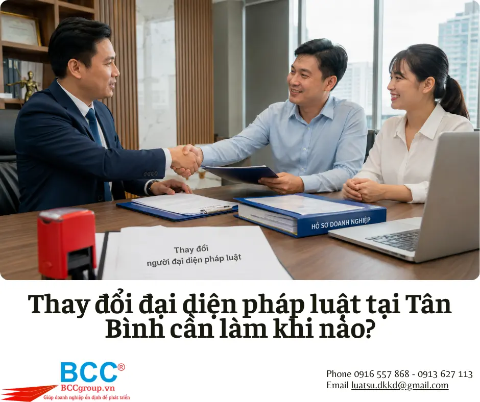 Dịch vụ thay đổi đại diện pháp luật tại Tân Bình
