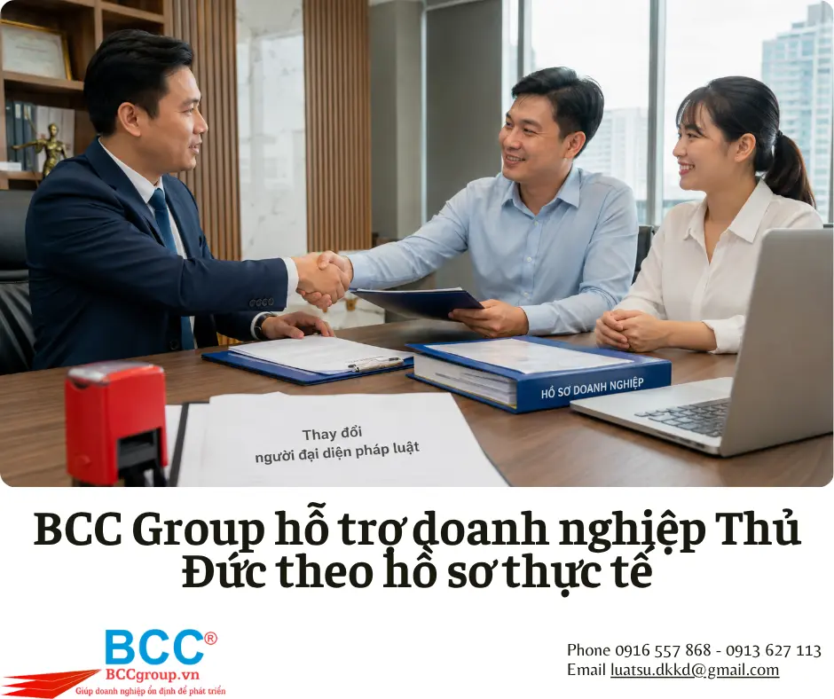 Dịch vụ thay đổi đại diện pháp luật tại Thủ Đức