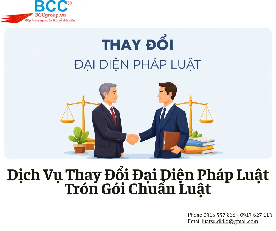Dịch Vụ Thay Đổi Đại Diện Pháp Luật
