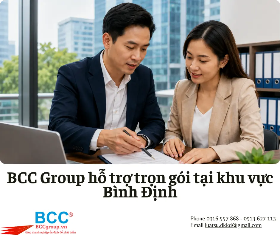 Dịch vụ thay đổi địa chỉ công ty tại Bình Định