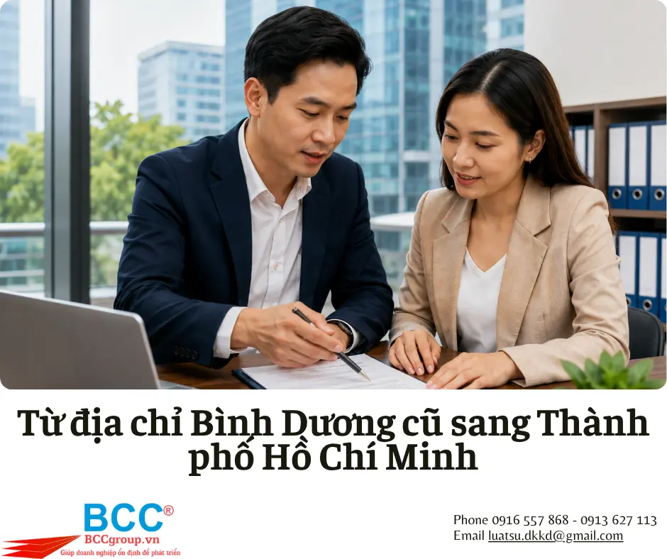 Dịch vụ thay đổi địa chỉ công ty tại Bình Dương