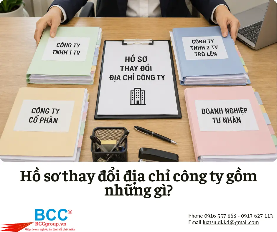 Dịch vụ thay đổi địa chỉ công ty tại Cà Mau