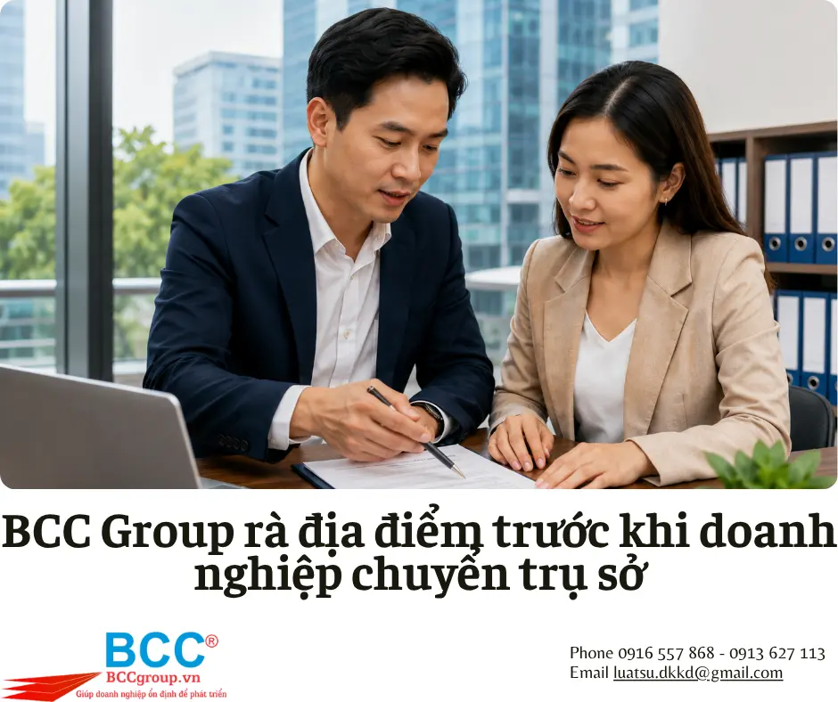 Dịch vụ thay đổi địa chỉ công ty tại Quận 8