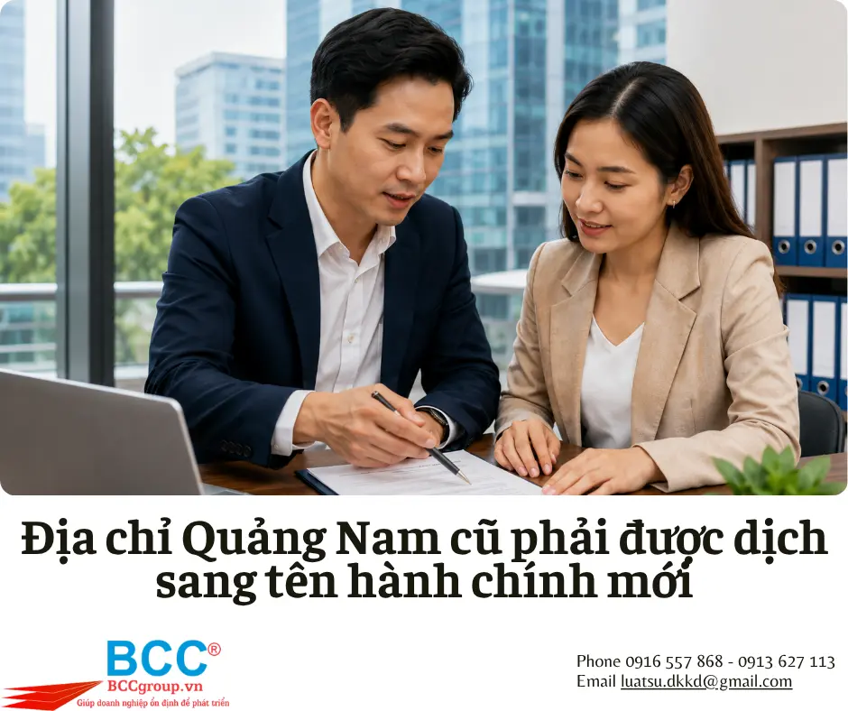 Dịch vụ thay đổi địa chỉ công ty tại Quảng Nam