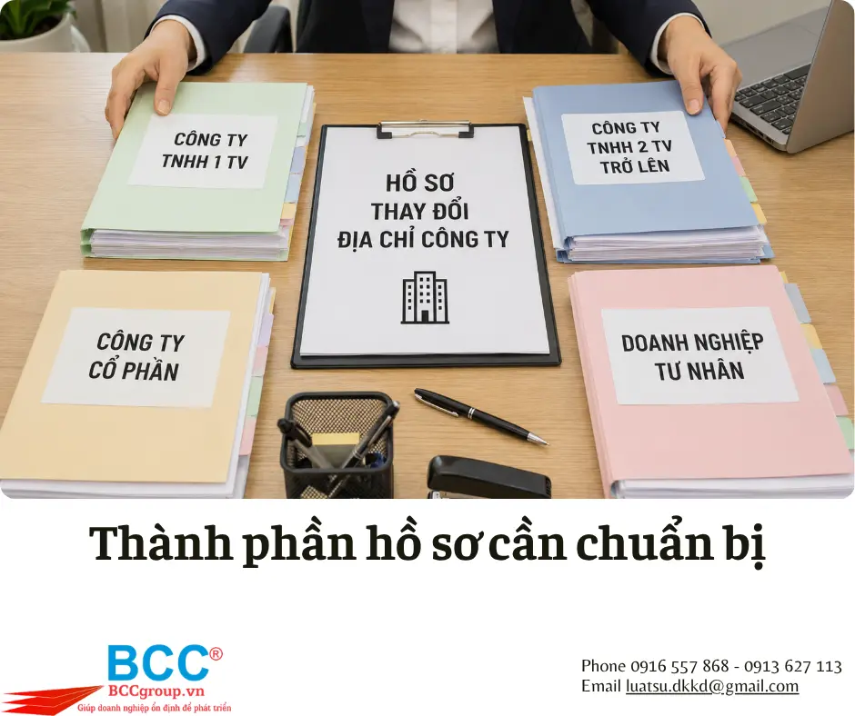 Dịch vụ thay đổi địa chỉ công ty tại Tiền Giang