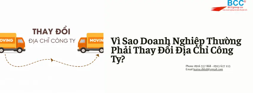 Dịch Vụ Thay Đổi Địa Chỉ Công Ty 