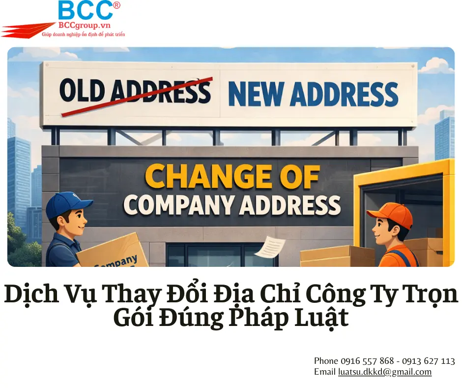 Dịch Vụ Thay Đổi Địa Chỉ Công Ty