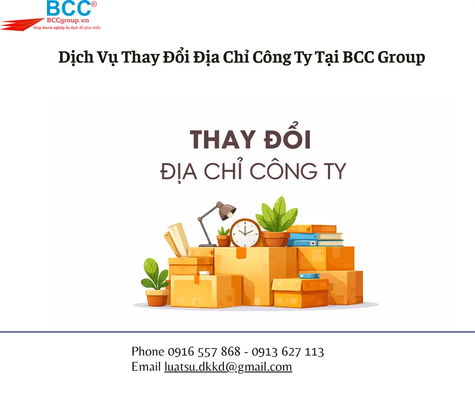 Dịch Vụ Thay Đổi Địa Chỉ Công Ty 