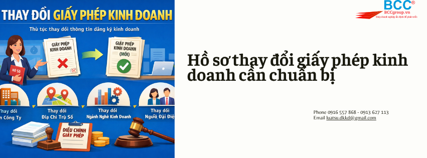 Dịch Vụ Thay Đổi Giấy Phép Kinh Doanh Quận Tân Bình