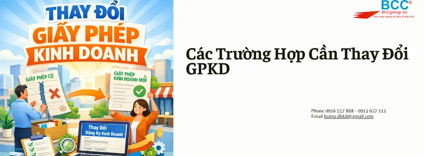 Dịch Vụ Thay Đổi GPKD Quận 5