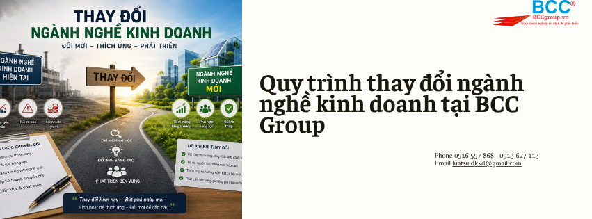 Dịch Vụ Thay Đổi Ngành Nghề Kinh Doanh Quận 4