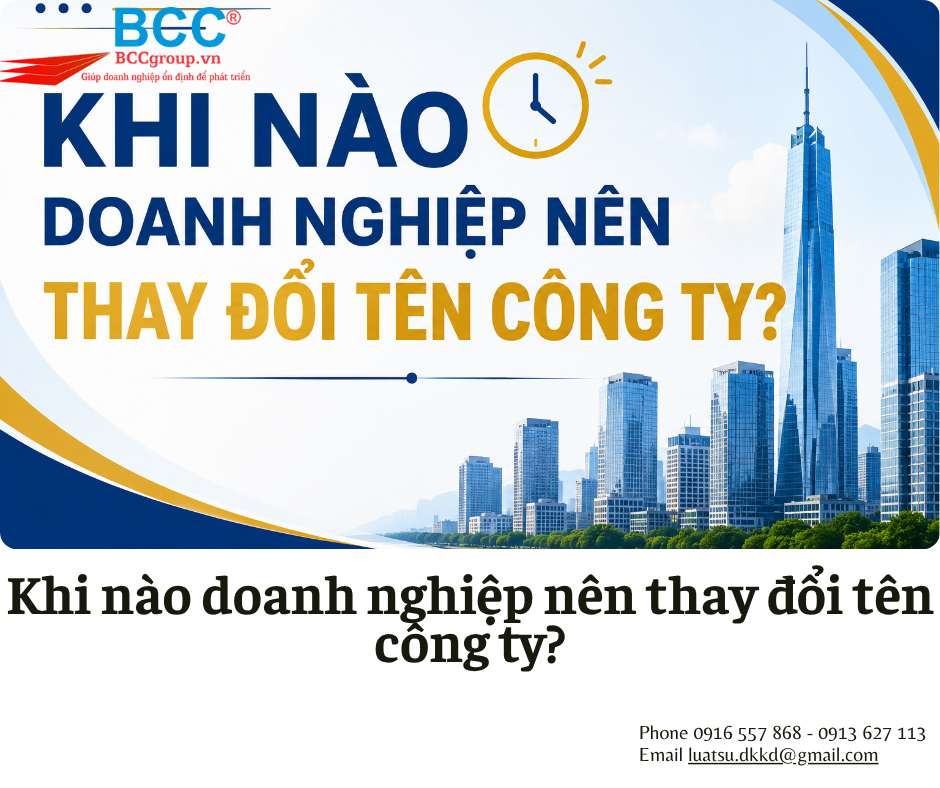Dịch Vụ Thay Đổi Tên Công Ty Tại Quận 1