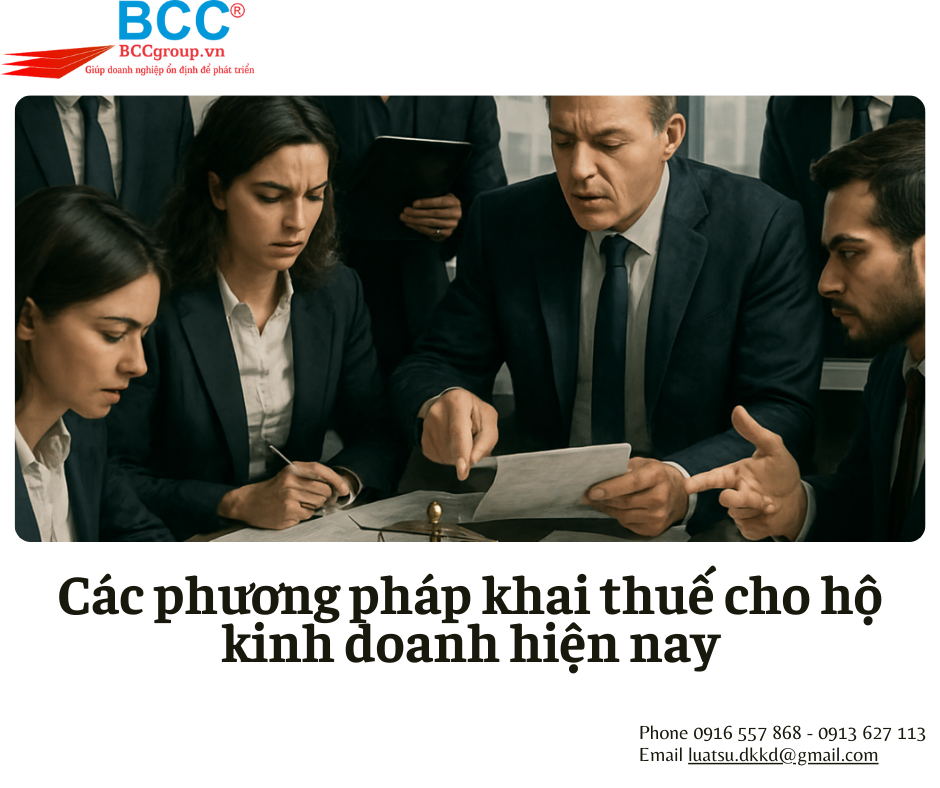 Hướng dẫn khai thuế cho hộ kinh doanh