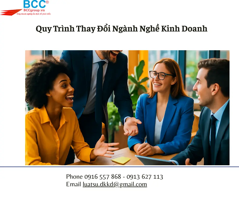Hướng Dẫn Thay Đổi Ngành Nghề Kinh Doanh 