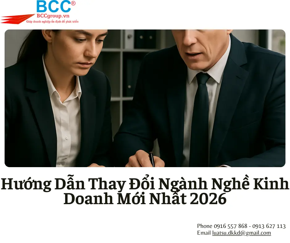 Hướng Dẫn Thay Đổi Ngành Nghề Kinh Doanh