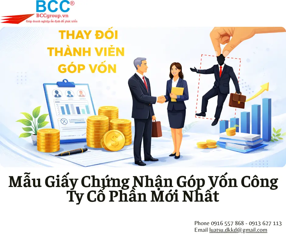 Mẫu Giấy Chứng Nhận Góp Vốn Công Ty Cổ Phần