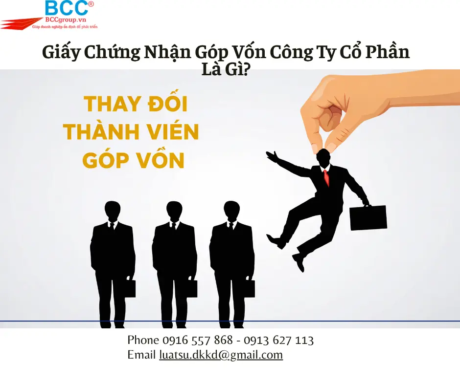 Mẫu Giấy Chứng Nhận Góp Vốn Công Ty Cổ Phần