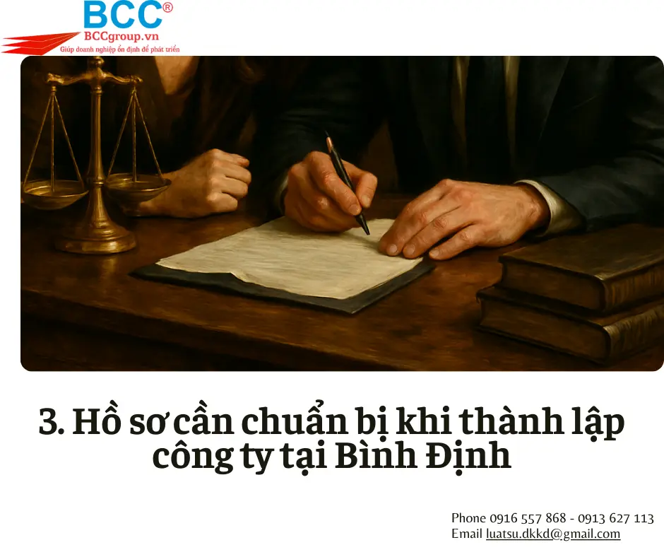 Dịch vụ thành lập công ty tại Bình Định